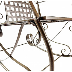 L'héritier du temps rocking chair Louisiane - marron pas cher