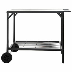 Desserte à Plancha en Métal Neka 90cm