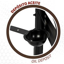 Roues de barbecue au charbon Aktive 106 x 106 x 61 cm