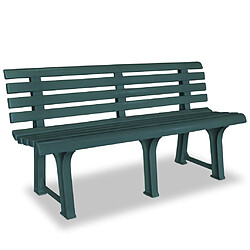 vidaXL Banc de Jardin - Plastique Vert