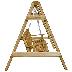Avis vidaXL Balancelle de jardin en pin 205 cm