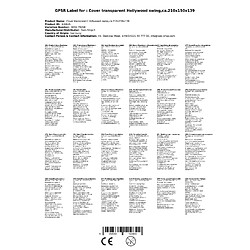 Avis Happy People Housse de protection balancelle