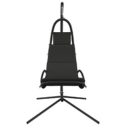 Avis vidaXL Chaise Balançoire Jardin Gris