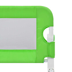 vidaXL Barrière de sécurité de lit - Vert pas cher