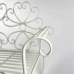 Acheter L'héritier du temps Banc de jardin Margharet - Blanc