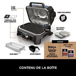 Ninja Woodfire Pro Connect XL - Bleu