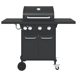 Avis vidaXL Barbecue à gaz Noir