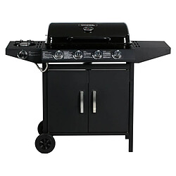 Avis Habitat Et Jardin Barbecue gaz Festa 5 - 5 brûleurs dont 1 latéral - 12.9 Kw- Noir