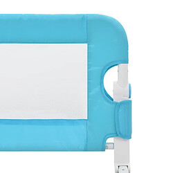 vidaXL Barrière de sécurité pour lit d'enfant 120x42 cm - Bleu pas cher