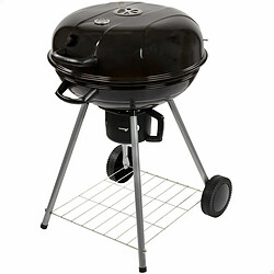 Roues de barbecue au charbon de bois Aktive - Noir