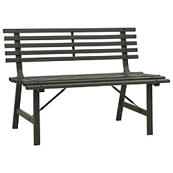 vidaXL Banc de jardin 110 cm acier