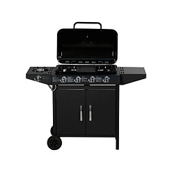 Acheter Habitat Et Jardin Barbecue gaz Festa 5 - 5 brûleurs dont 1 latéral - 12.9 Kw- Noir