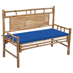 vidaXL Banc de jardin 120 cm Bambou