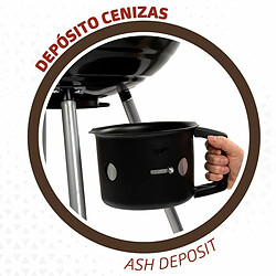 Acheter Roues de barbecue au charbon de bois Aktive - Noir