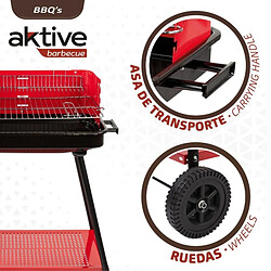 Aktive Barbecue Rouge pas cher