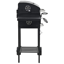 Avis vidaXL Gril de barbecue charbon Noir