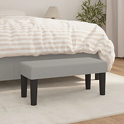 vidaXL Banc Gris clair 70x30x30 cm