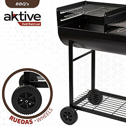 Aktive Barbecue Charbon avec Roues pas cher