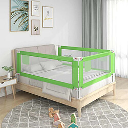 vidaXL Barrière de lit enfant - Vert