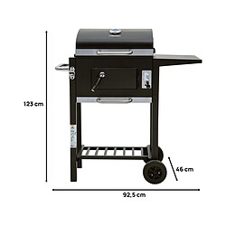 Avis Habitat Et Jardin Barbecue charbon de bois Vicomte - 92.5 x 46 x 123 cm