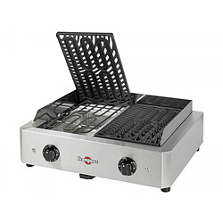 Barbecue électrique posable 2x1700w - GECIM2OA00 - KRAMPOUZ