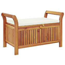 vidaXL Banc de Rangement - Acacia