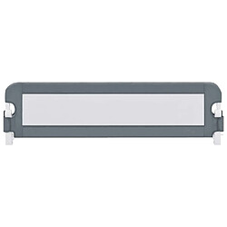 Avis vidaXL Barrière de sécurité de lit - Gris