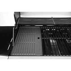 Acheter Habitat Et Jardin Barbecue Gaz avec LED Bingo 4 - 4 brûleurs dont 1 latéral - 14kW + Housse protection - Argenté