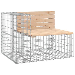 Avis vidaXL Banc de jardin Gabion 184 cm