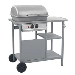 vidaXL Barbecue gaz avec tablette 3 couches