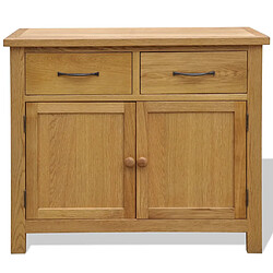 vidaXL Buffet 90 x 33,5 x 83 cm - Bois de chêne
