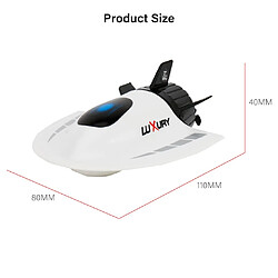 UN Mini RC Submarine - Blanc pas cher
