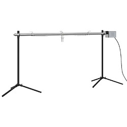 Avis vidaXL Grille et plateau barbecue inox