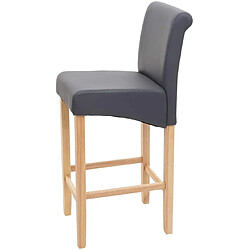 Avis Decoshop26 Lot de 2 tabourets de bar - Bois clair