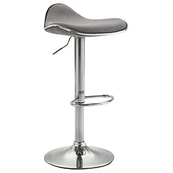 Decoshop26 Lot de 2 Tabourets de Bar - Gris