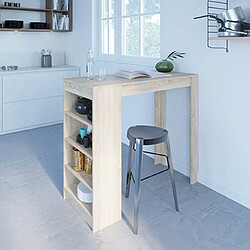 Mes Table de bar snack - Chêne