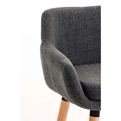 Decoshop26 Lot de 2 tabourets de bar - Gris foncé pas cher