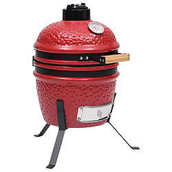 vidaXL Barbecue Kamado 2-en-1 Céramique