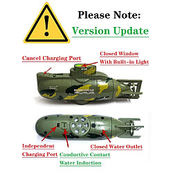 Mini RC Submarine - Vert