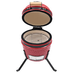 vidaXL Barbecue Kamado 2-en-1 Céramique