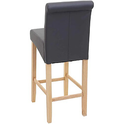 Acheter Decoshop26 Lot de 2 tabourets de bar - Bois clair