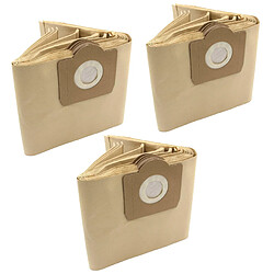Vhbw sacs d’aspirateur papier compatibles Einhell Sacs pour aspirateur compatibles Einhell Inox 1100/1450 WA - matière papier - filtre poussières fines - installation facile - alternative économique
