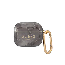 Guess Maroquinerie Guess Coque AirPods 3 Marble - Noir