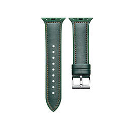Bracelet cuir vert pour Apple Watch SE - 38/40mm