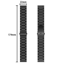 Acheter Cadorabo Bracelet - Acier Inoxydable 22mm