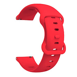 Avis Cadorabo Bracelet silicone 22mm - Rouge pour Gear S3/Watch GT
