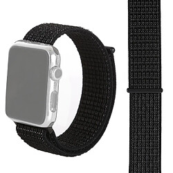 Wewoo Apple Watch - Bracelet 38 mm noir