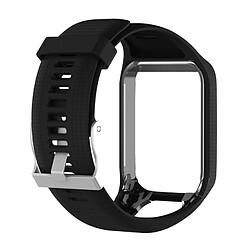 Avis Wewoo Bracelet Sport Silicone Pour Tomtom Runner 2/3 - Noir