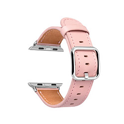 Apple Watch Series - Bracelet Cuir - Rose