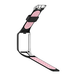 Avis Wewoo Bracelet silicone bicolore - Noir/rose pour TomTom Spark Runner 2/3